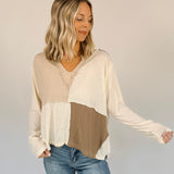 Kaitlyn Multi Patch Top