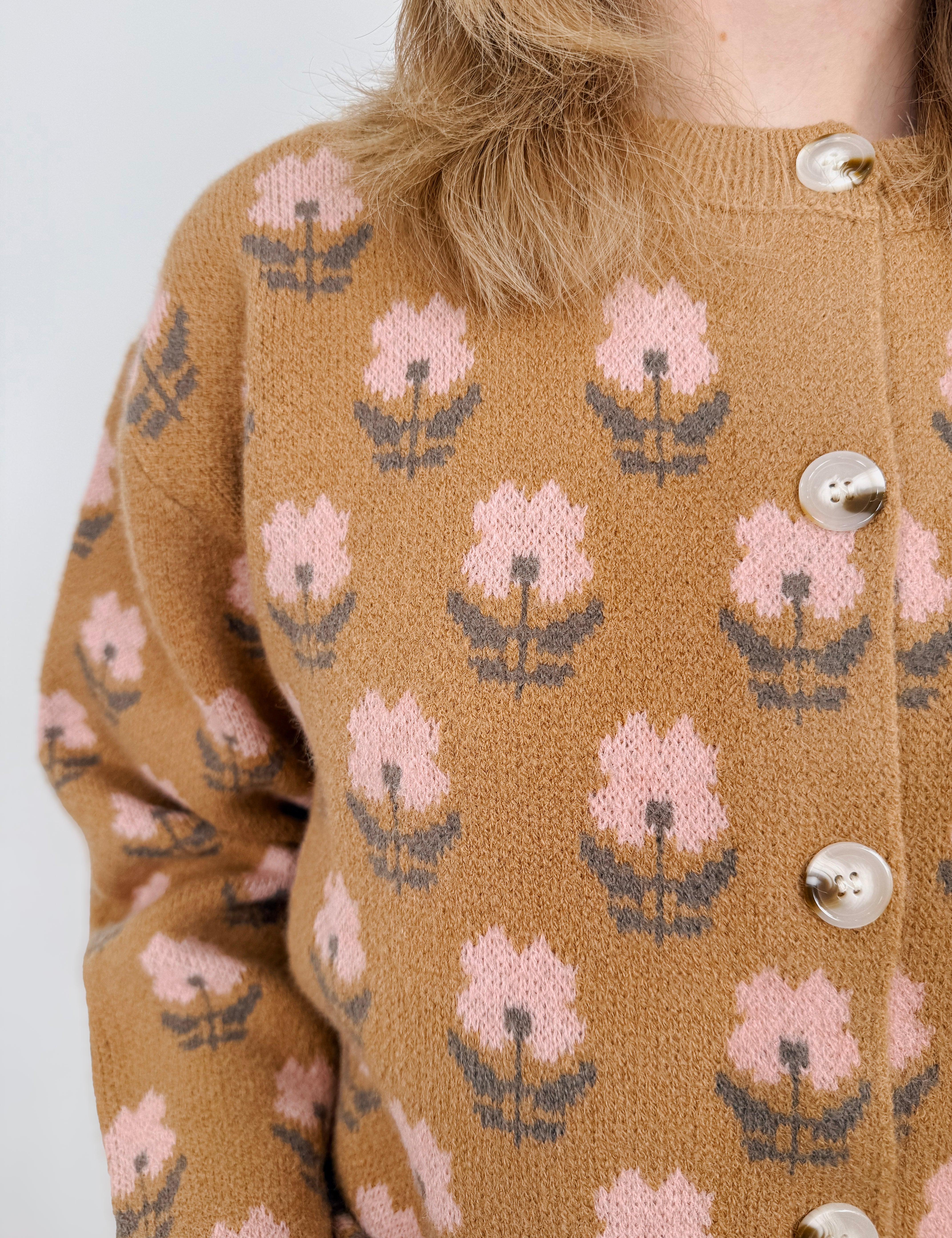 Mackenzie Floral Pattern Cardigan
