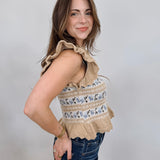 Shirley Ruffle Knit Top