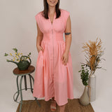 Hartlyn V-Neck Midi Dress