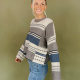 Nonnie Multi Pattern Sweater