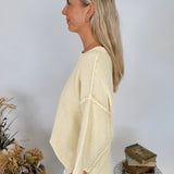 Hannah Mineral Wash Knit Top