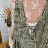 Victoria Denim Romper