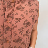 Counting Blessings Floral Padded Vest