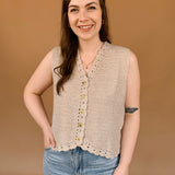 Cherish Cozy Crochet Sweater Vest