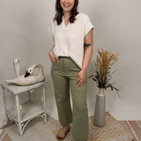 Myra Stretchy Ankle-Length Pants