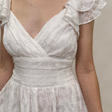 Miss to Mrs. Ruched Mini Dress