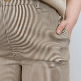 Press On Striped Pants