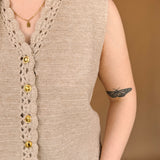 Cherish Cozy Crochet Sweater Vest