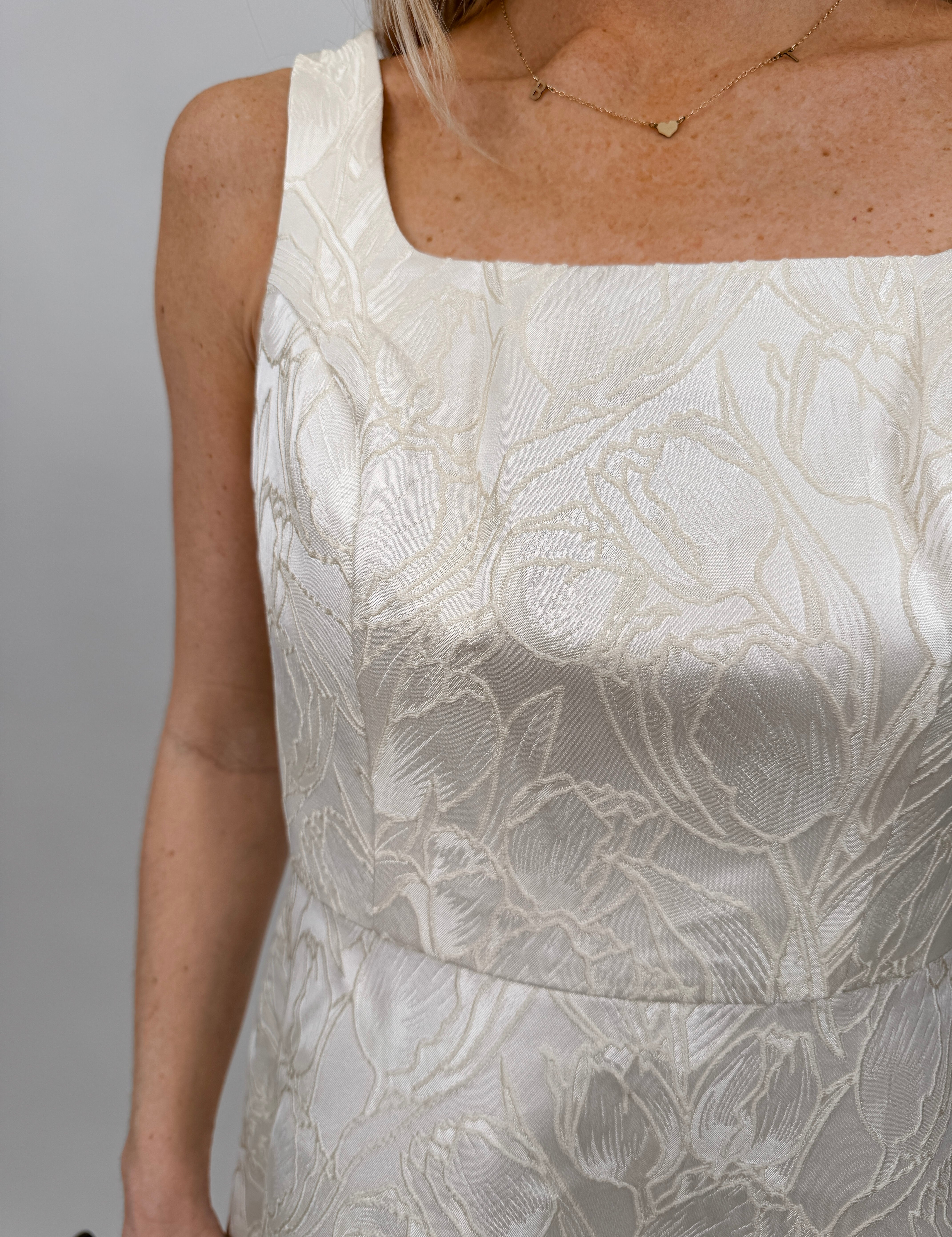 See It Through Flare Midi Dress