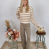 In Retrospect Striped Cardigan