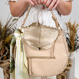 Aria Whipstitch Shoulder Bag