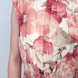 Judy Floral Pleated Top & Pant Set