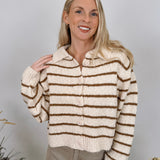 In Retrospect Striped Cardigan