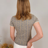 Sherri Floral Lace Knit Top
