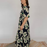 New Life Collared Button Up Maxi Dress