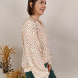 Essie Ditsy Flower Print Knit Top