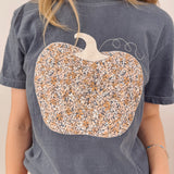 Fall Floral Pumpkin Graphic Tee