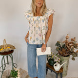 Sprout & About Floral Blouse
