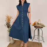 Annie Denim Midi Dress