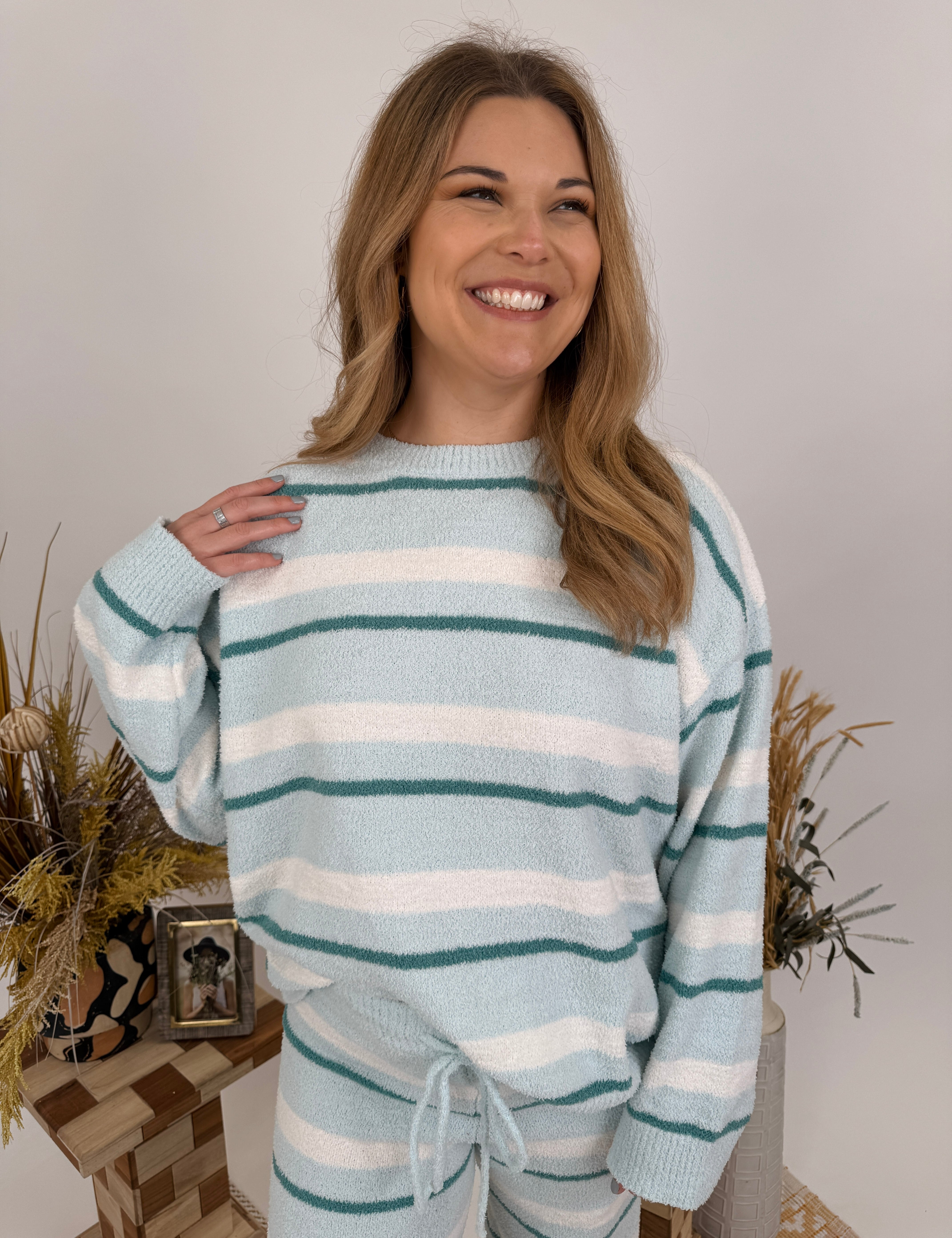 Jamie Sweater Top & Wide Leg Pant Set