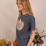 Fall Floral Pumpkin Graphic Tee