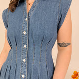 Annie Denim Midi Dress