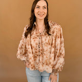 Houston Floral Smocked Top