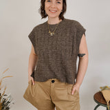 Nylah Textured Pattern Sweater