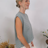 High Standards Striped Sweater Vest