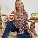 Anna Kate Button Up Top