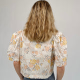 Isadora Floral Tie Blouse