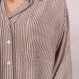 Selah Striped Oversized Top