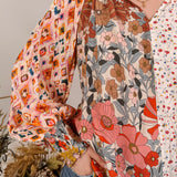 As We Speak Floral Mix Blouse