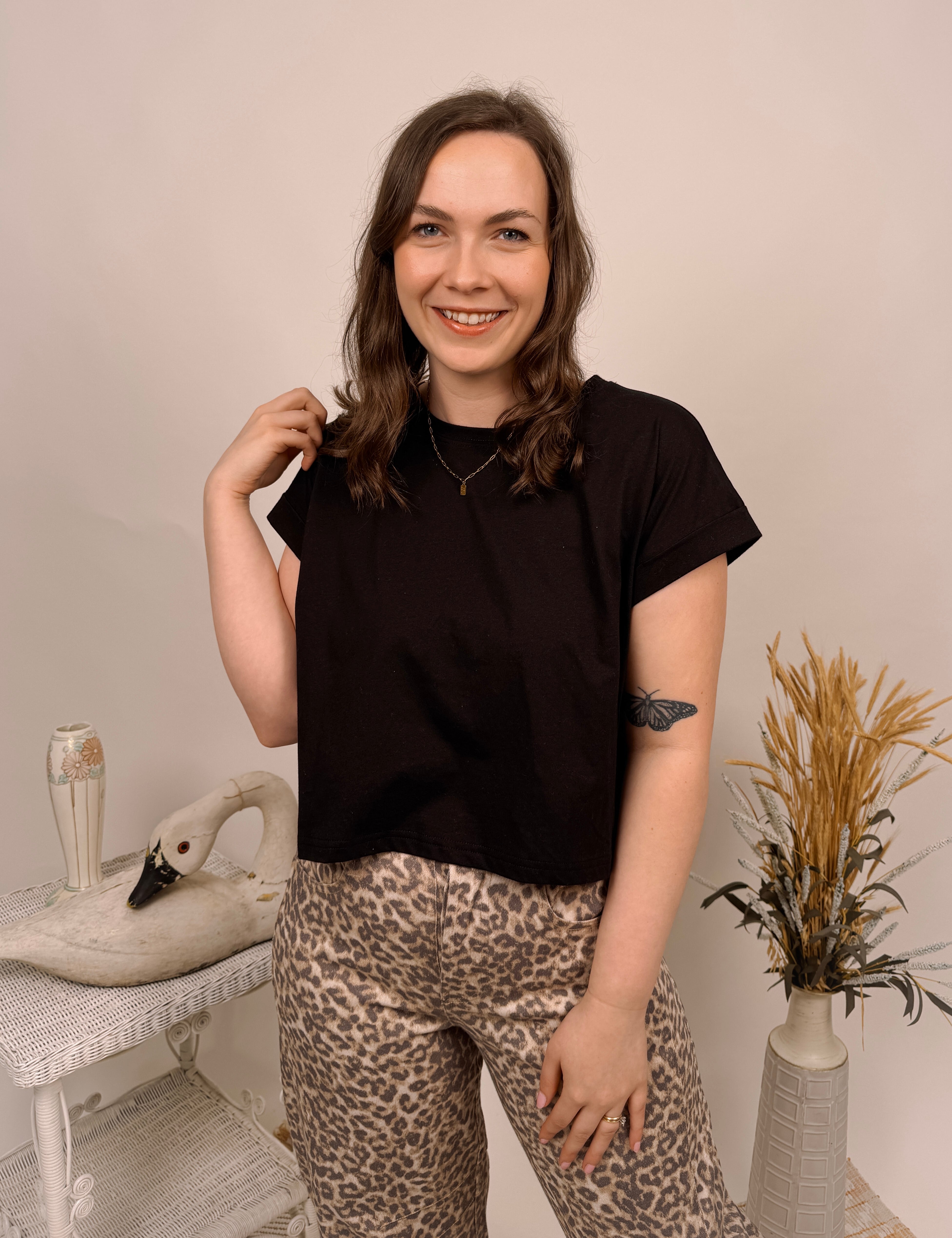Samantha Cotton Knit Top