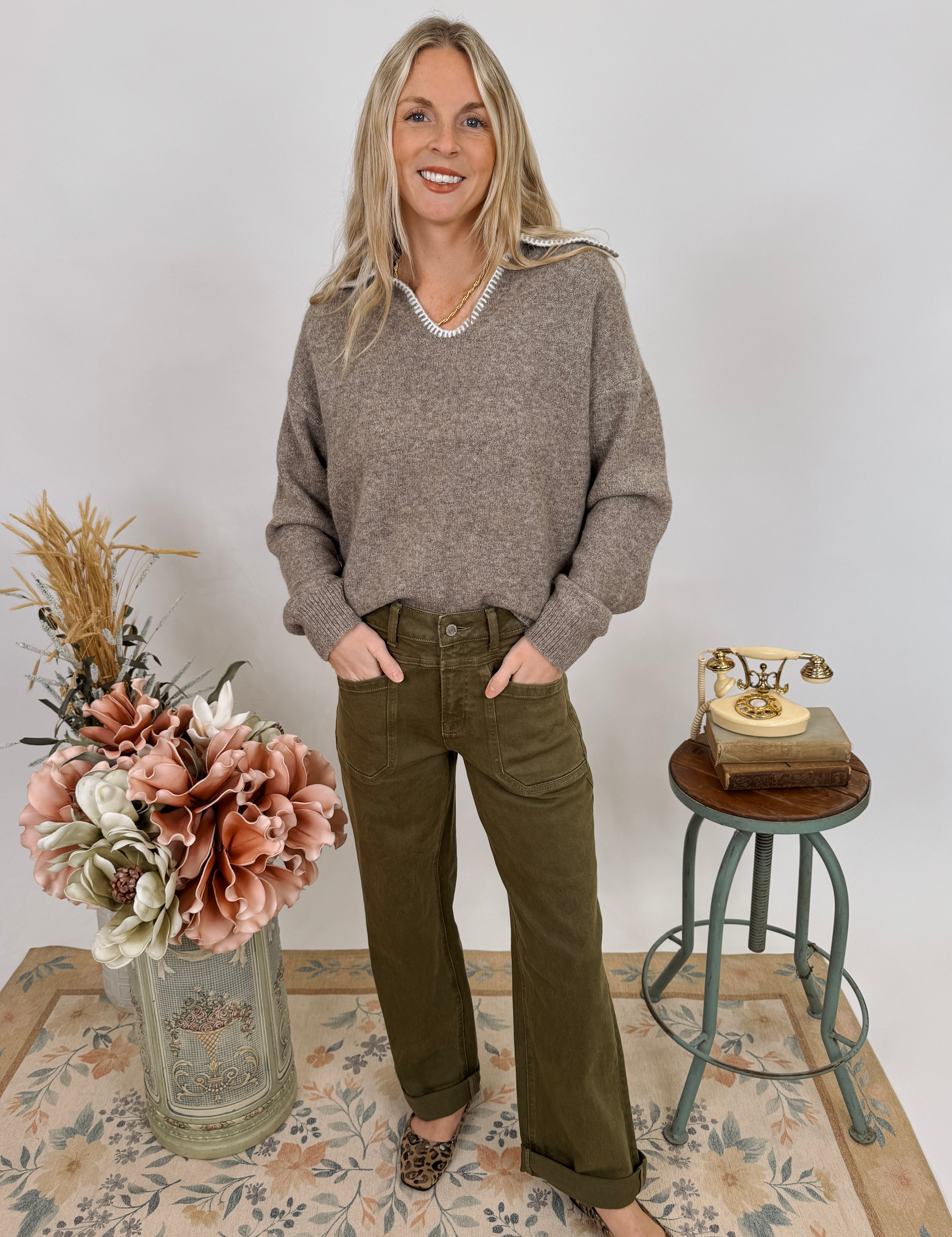 Begin Again V-Neck Sweater