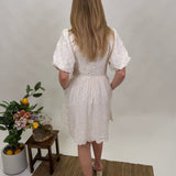 Divine Joy Scallop Hem Mini Dress