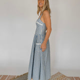 Little Miss Charming Gingham Maxi Dress