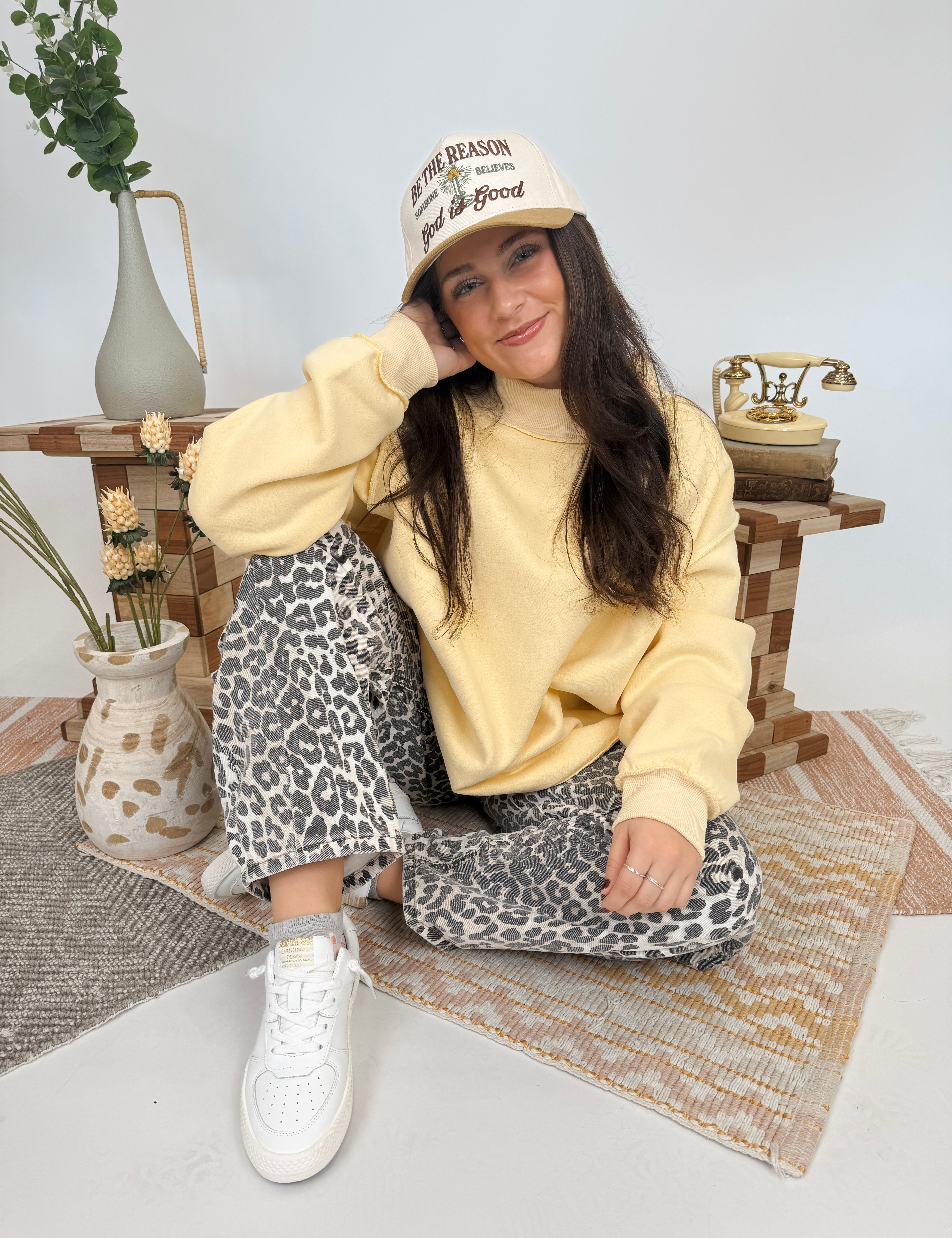 Make Amends Mock Neck Sweatshirt