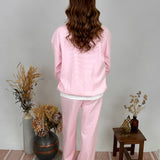 Kristi Striped Sweat Set