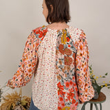 As We Speak Floral Mix Blouse