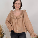 Not For Long Gingham Blouse
