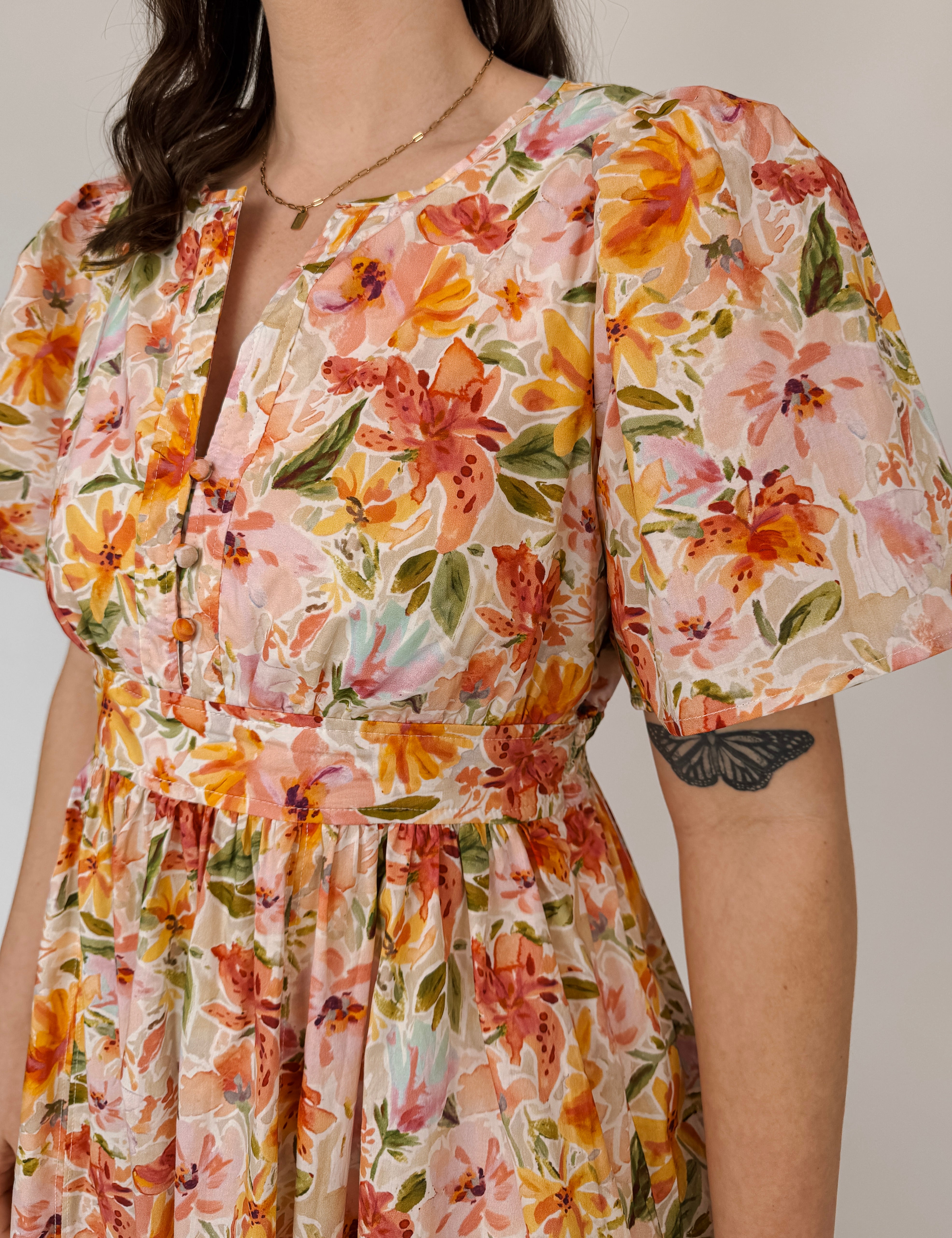 Abundant Life Floral Maxi Dress