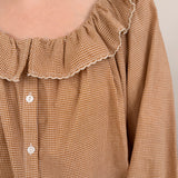 Not For Long Gingham Blouse