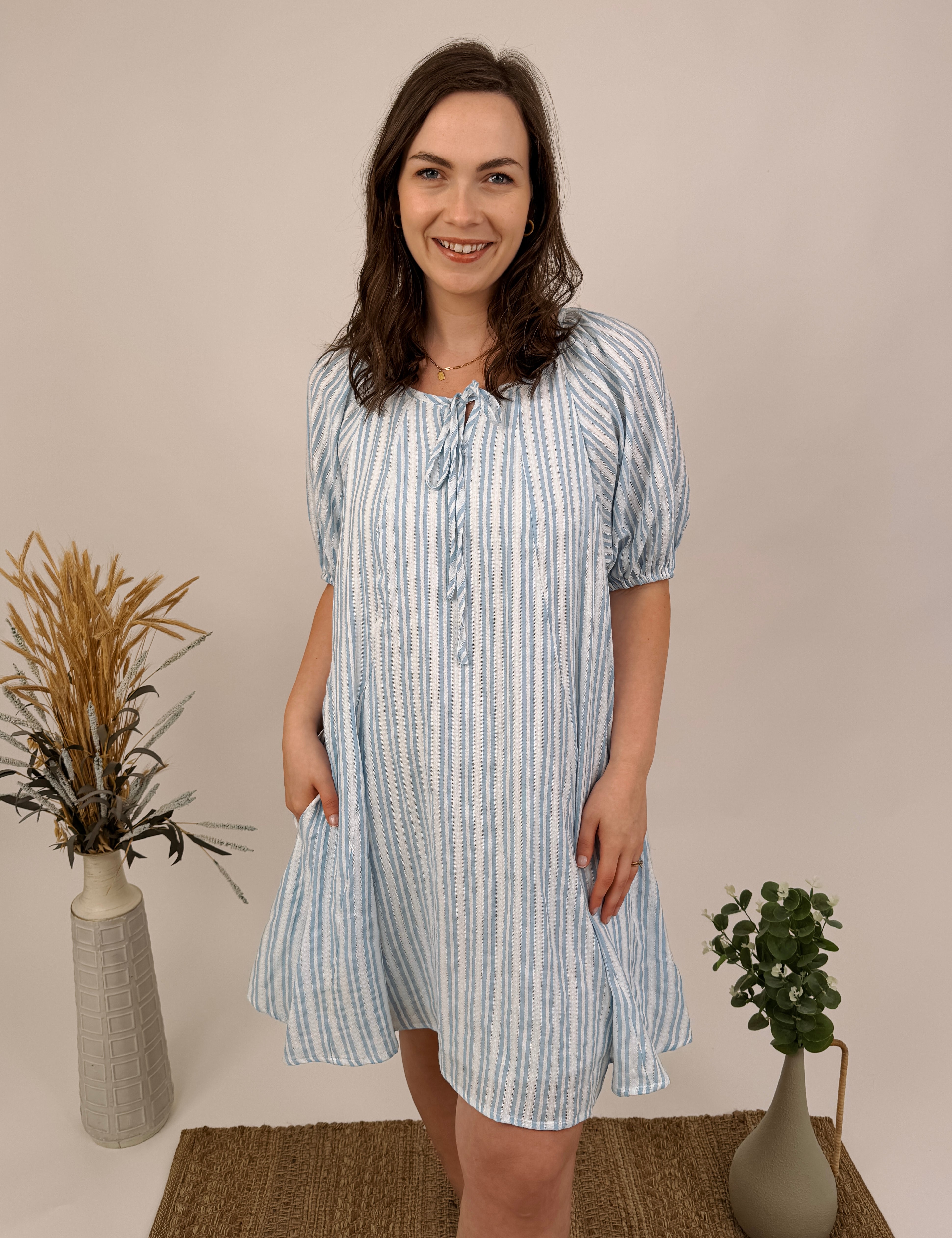 Sunday Brunch Flare Mini Dress