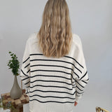 Just the Beginning Striped Cardigan