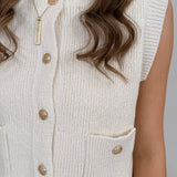 Cheryl Knit Rib Vest