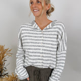 Jesslia Striped Cardigan