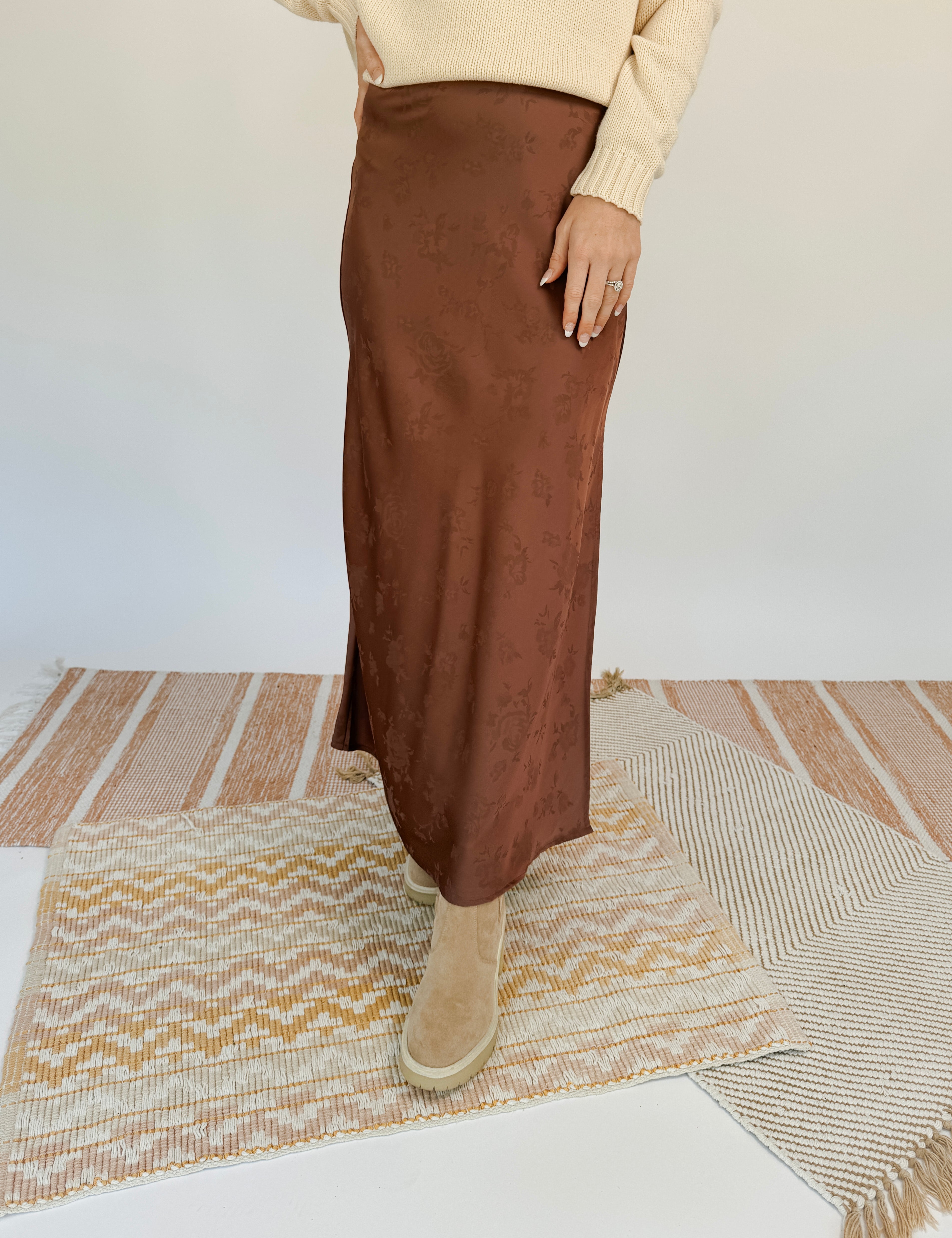 Leighton Satin Maxi Skirt