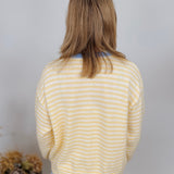 Francine Contrast Striped Cardigan